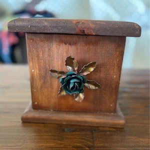 Custom wood Tissue Box